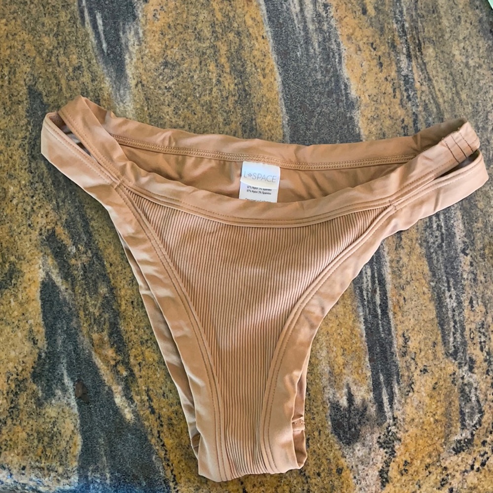 L*Space Ribbed Bikini Bottom with double band side